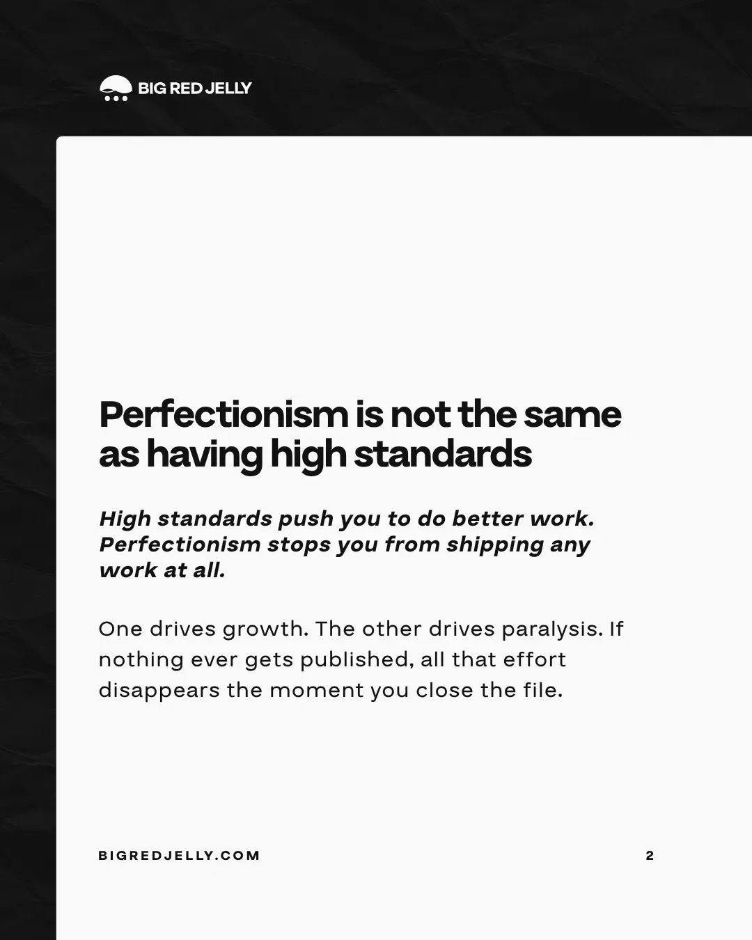 Perfectionism